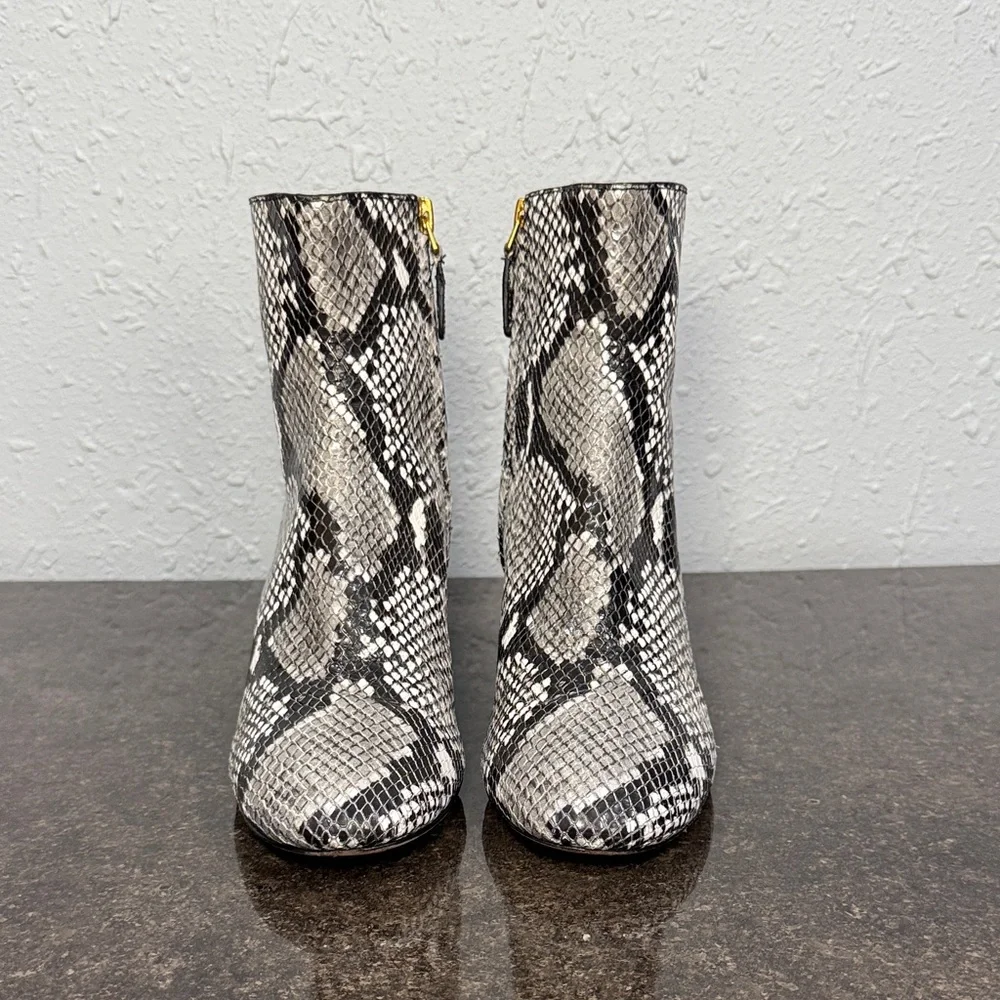 Tory Burch‎ Brooke Roccia Snake Print Leather Boots